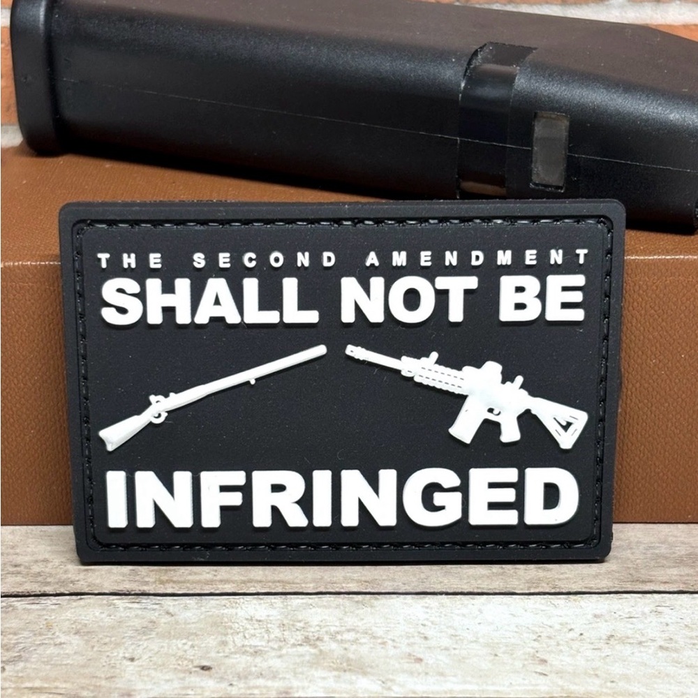 PVC Tactical Patch - Second Amendment Gun Patch - Assault Rifle Morale Patch